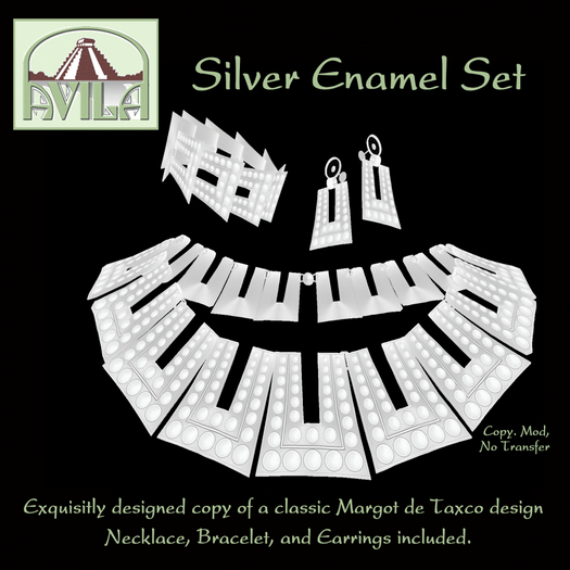 MA - Enamel Set - Silver