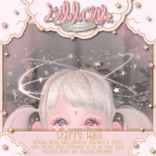 {Ribbons} Starry Halo {Box}