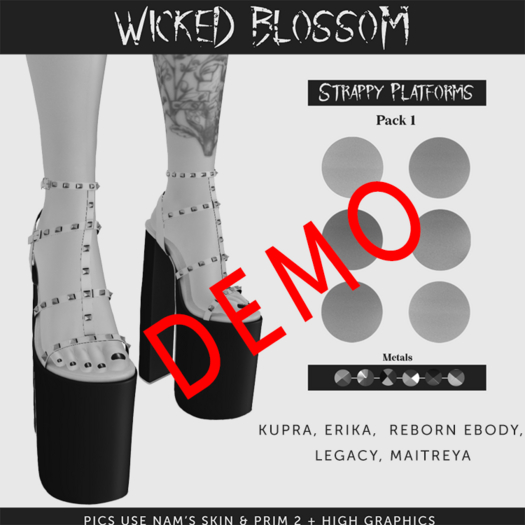 ~*WB* Strappy Platforms DEMO