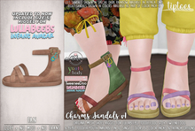 . tiptoes - Charm Sandals V1 - Tan