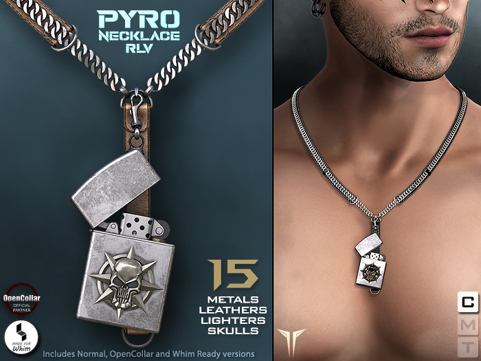 **RE** Pyro Necklace RLV - Unisex - OpenCollar - Whim Ready