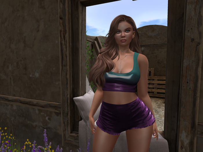 *Angelica* Top/Shorts 