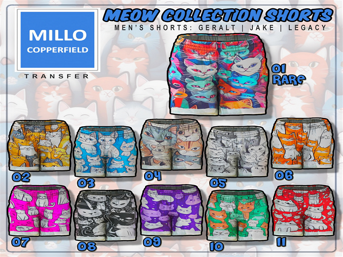 1. Millo Copperfield - MeowCollection Shorts RARE