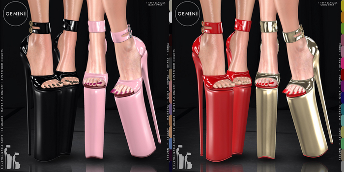 Gemini -Taty Sandals- 2PACK (Add me)