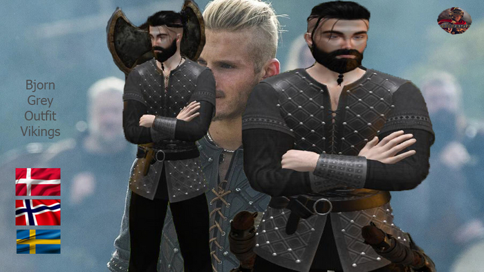 BJORN GREY OUTFIT