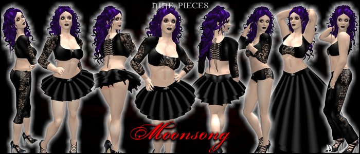 Dare Designs: Moonsong - black
