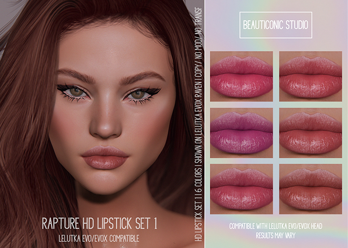 [BS] RAPTURE HD LIPSTICK SET 1 (LELUTKA EVO)