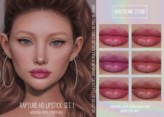 [BS] RAPTURE HD LIPSTICK SET 1 (AK ADVX)