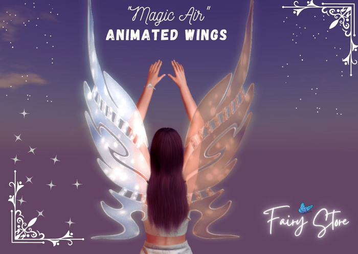 Magic Air - Bento animated Wings (With Fairy Dust)