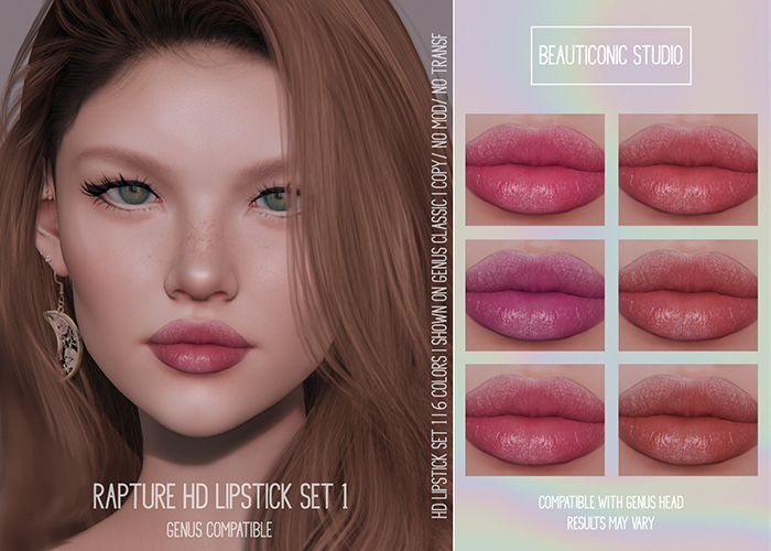 [BS] RAPTURE HD LIPSTICK SET 1 (GENUS)