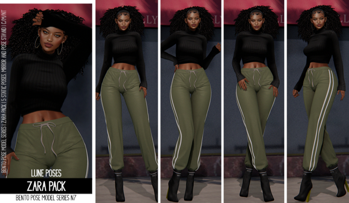 {{ LUNE }} BENTO POSE MODEL - ZARA PACK - N7