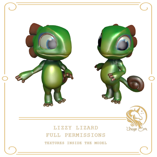 Full Perm Lizzy Lizard
