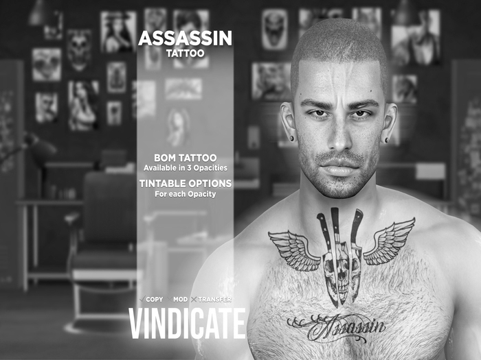 [VINDICATE] - Assassin Tattoo BOM DEMO