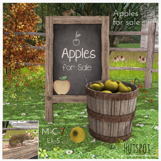 Apples for Sale- Yellow 