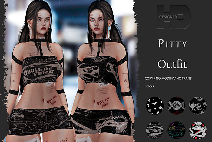 H Designer * " Pitty Outfit " * (ADD BOX)