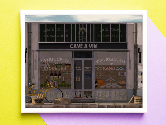 LOP La Cave Delicatessen Store Backdrop