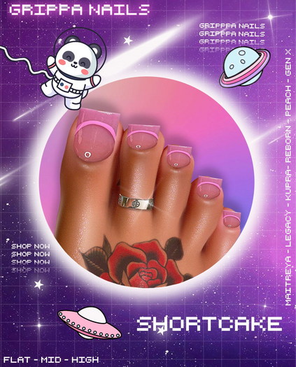Grippa Pedi:: Shortcake Set