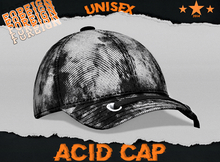 Bleach Stain Plain Cap -Black