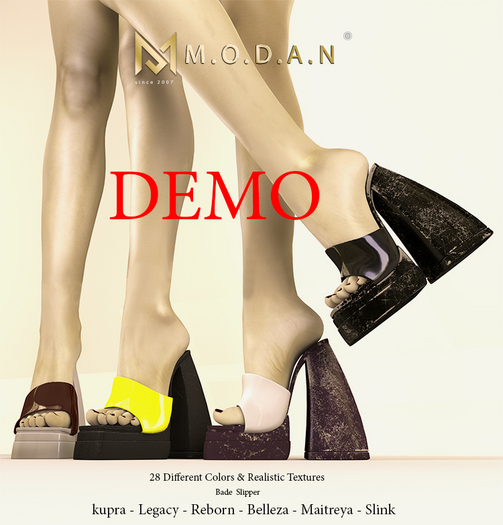 [M.O.D.A.N] Bade Slipper REBORN/KUPRA/LEGACY/MAITREYA/BELLEZA/SLINK DEMO