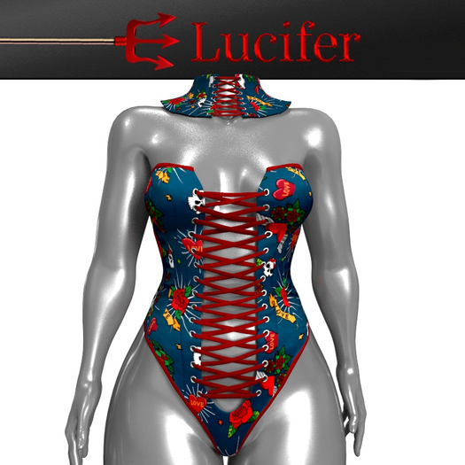 Tattoo Waifus Corset Outfit