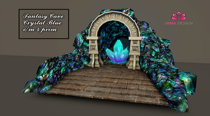 NIMA STORE-FANTASY CAVE CRYSTAL BLUE