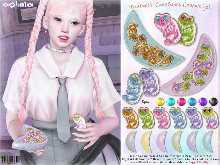 [ bubble ] Fantastic Creatures Cookies Set