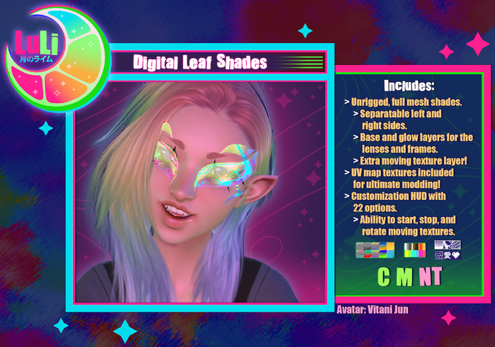(LuLi) Digital Leaf Shades