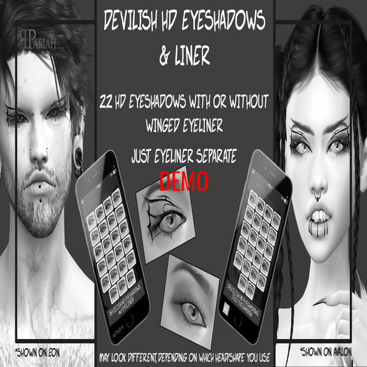 .:.Pariah.:. Devilish HD Eyeshadows DEMO
