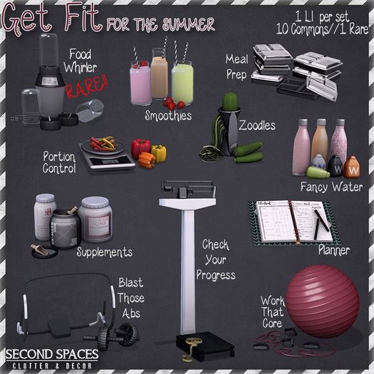 Second Spaces - Get Fit - work that core