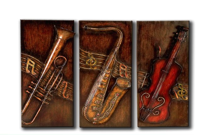 MUSICAL WOOD PANEL