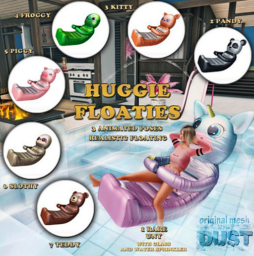 1 DUST: Uny Huggie Floatie RARE