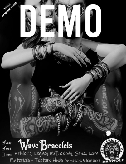 DEMO Badwolf - Wave Bracelets (ADD)
