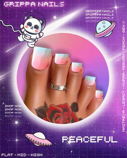 Grippa Pedi:: Peaceful Set