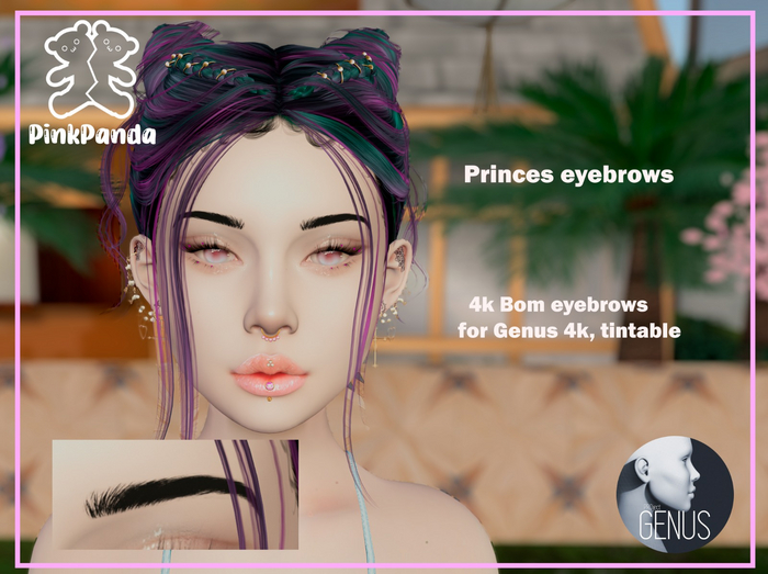 PinkPanda::Princes eyebrows Genus 4k 