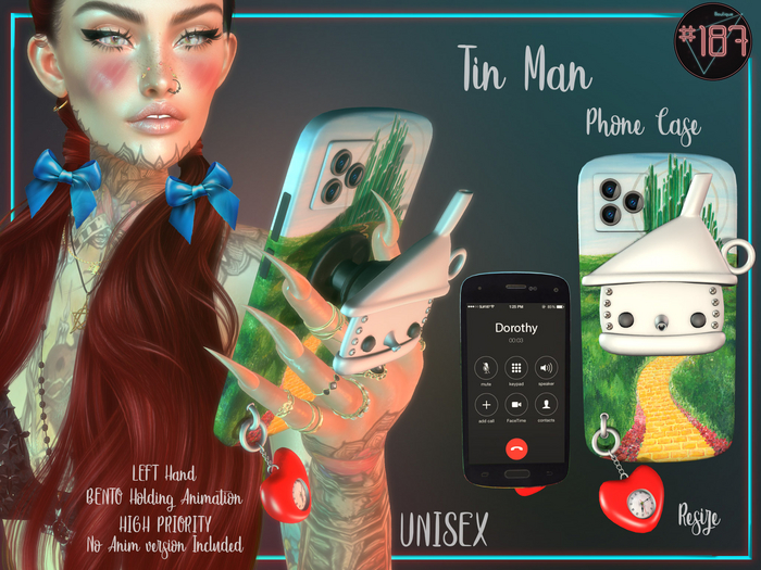 #187# Tin Man Phone Case