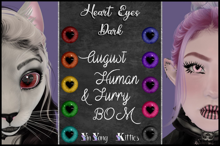 {YYK} Heart Eyes - Dark - Unpacker HUD
