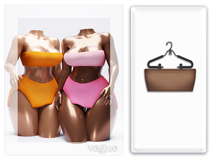 Vague. Califa Top - Nude -