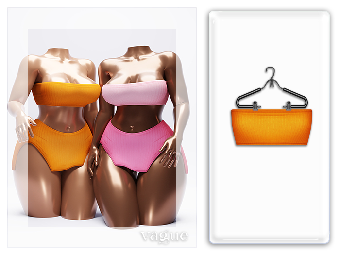 Vague. Califa Top - Orange -