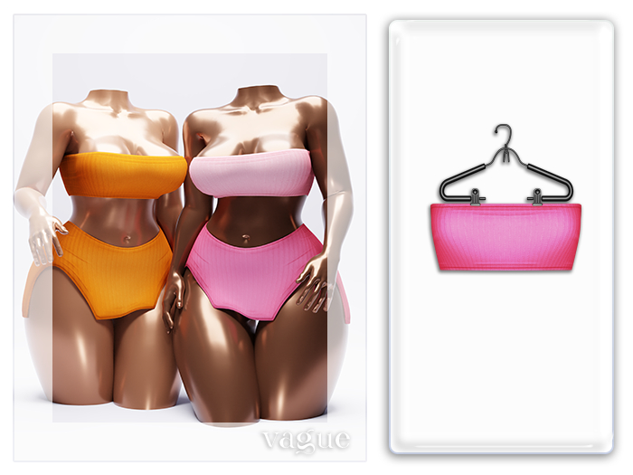 Vague. Califa Top - Pink -