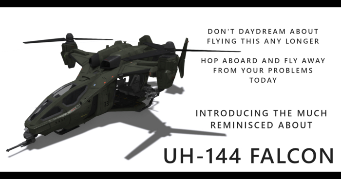 Second Life Marketplace - UH-144 Falcon [v1.0]