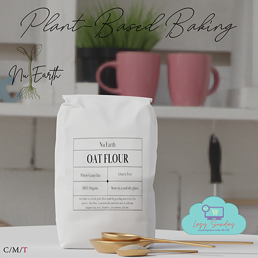- Nu Earth - Plant-Based Baking Set - Oat Flour 