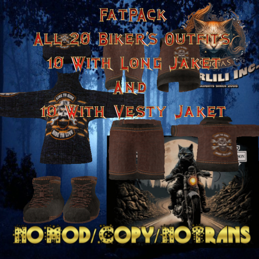 Biker Fatpack 20 Outfits