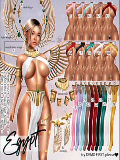 03. ERSCH - Egypt {Legacy} Legdeco RARE