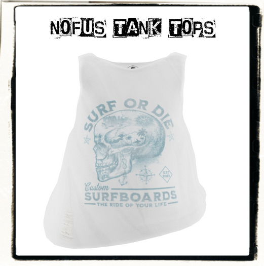 Nofu's Dinkie Tank Tops - Surf