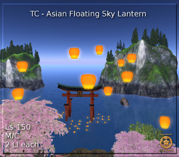 TC - Asian Floating Sky Lantern