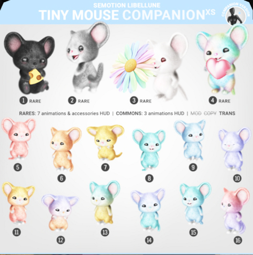 11. SEmotion Libellune Tiny Mouse XS Companion