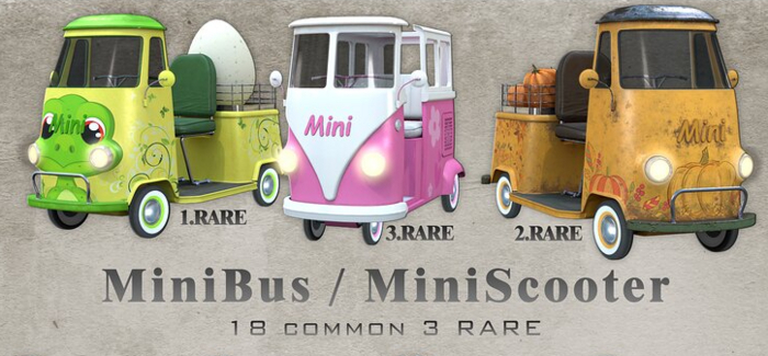 3. Sese & PA - MiniBus - Pink RARE