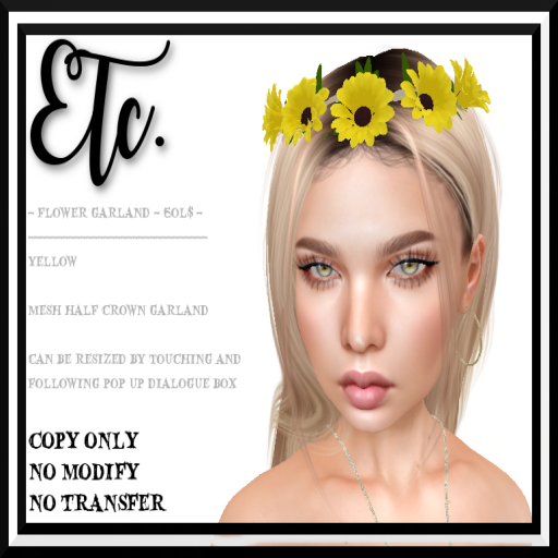 Etc. Flower Garland - yellow