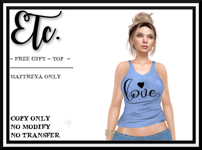 Etc. Free Gift - top