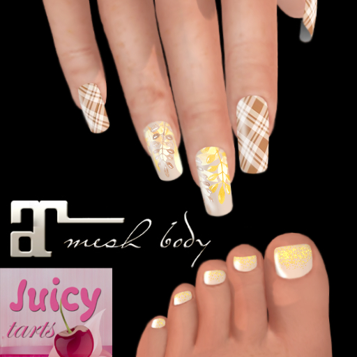 Fall Tan Plaid Nail Polish